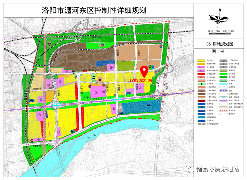 地块位置:洛龙区定鼎门街与伊洛路东北角;出让面积:61