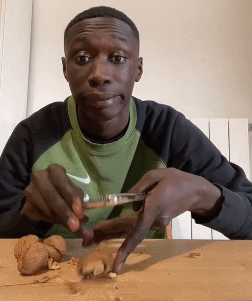 lame笑笑不说话驯服核桃的珍贵录像后在看完人类早期这些智商返祖行为