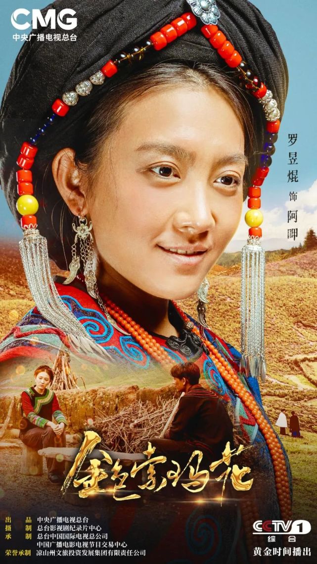 河北美院表演教师罗昱焜主演的电视剧金色索玛花在央视热播