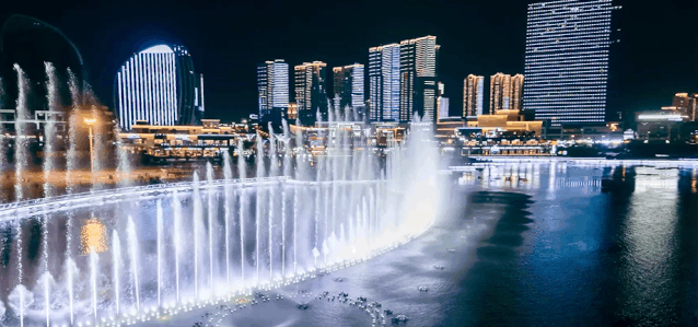 青岛水秀广场图片