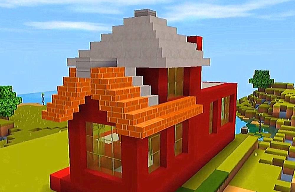 迷你世界 田园风格海边别墅设计 普通的房子呈现出高级的风格 腾讯新闻