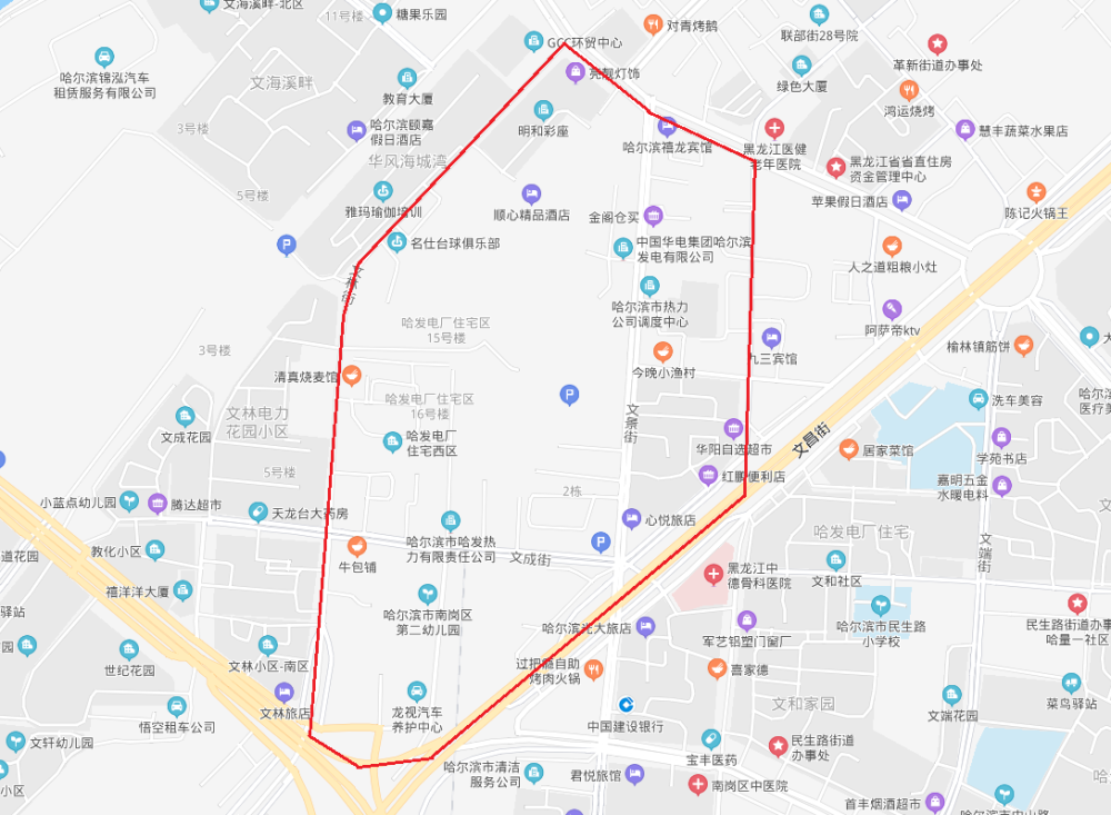 因供水老旧管网改造,需对南岗区文景街及永和街直径300毫米供水管线