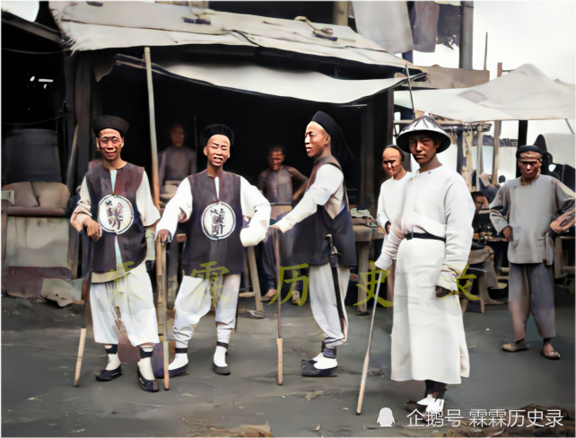 老照片看清末瘦弱的"壮勇",为何写的是"勇"不是"兵"_腾讯新闻