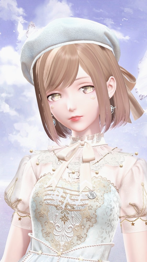 闪耀暖暖:忆海复苏绝美天空蓝,百搭贝雷帽太令人心动_腾讯新闻