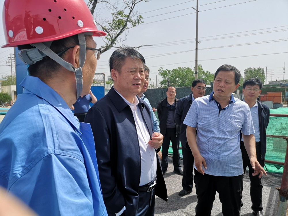 莘县县委副书记,县长高志国就生态环境保护工作现场办公