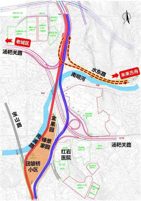 拆遷面積公佈貴陽市林城東路延伸段這個區域新公示