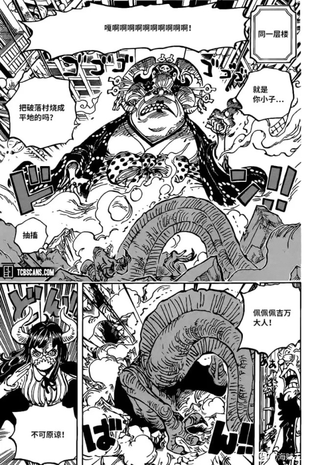 海贼王最新一话1013话情报来了主角娜美和大妈