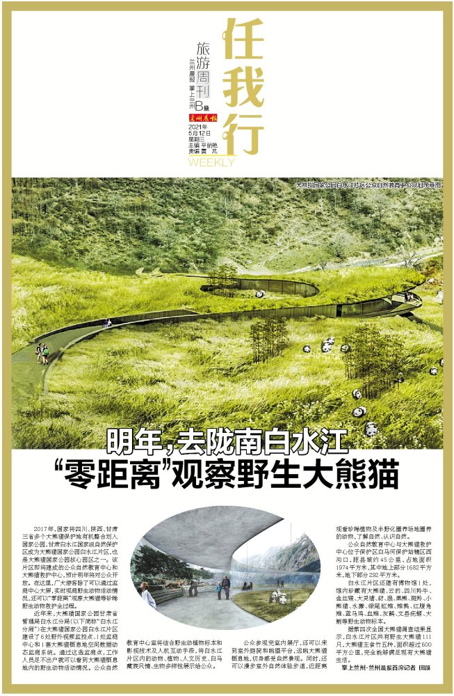 任我行丨明年 去陇南白水江 零距离 观察野生大熊猫 腾讯新闻
