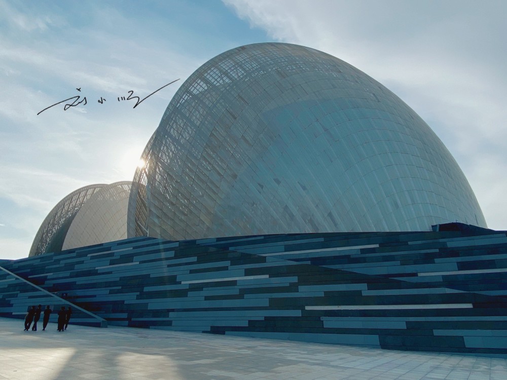 实拍"珠海大剧院",珠海最著名地标之一,游客:就像两个大扇贝