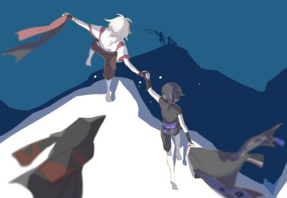 设定很互补,外服玩家把cp同人图都画好了!