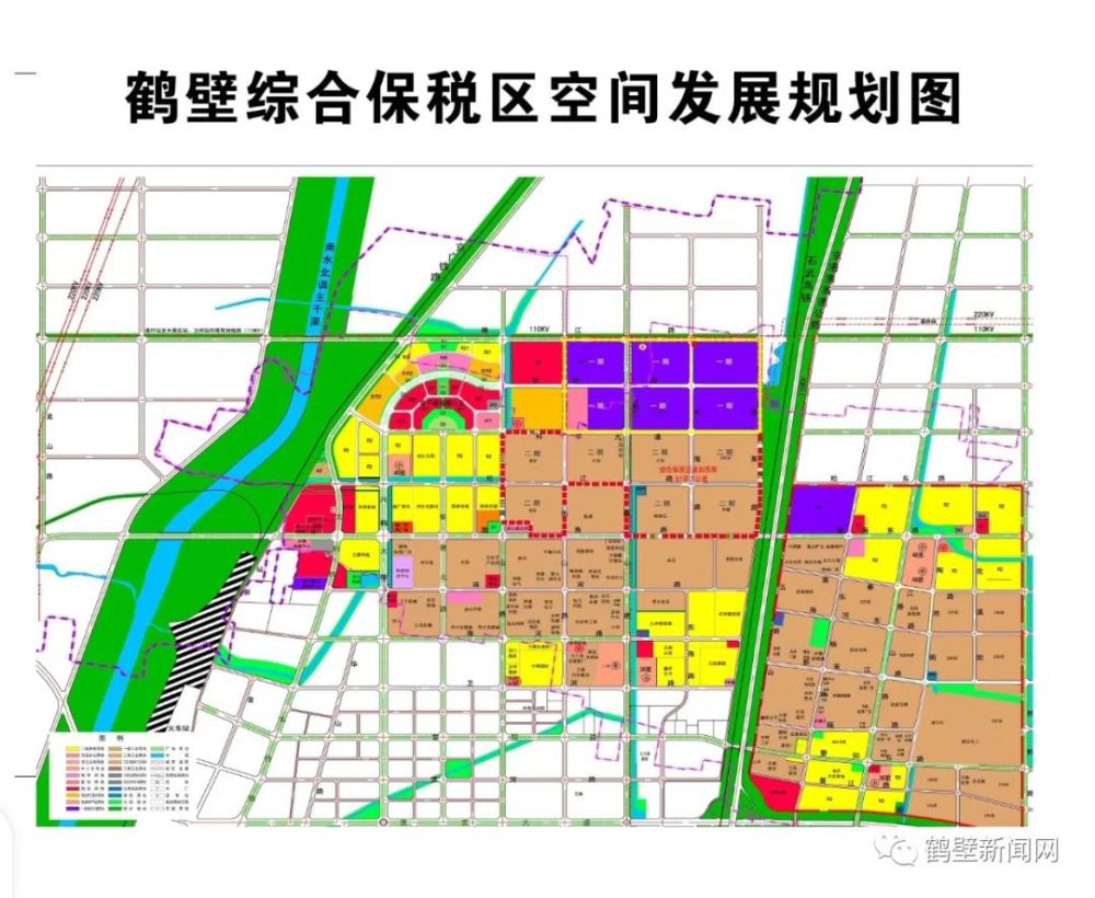 鹤壁市人民政府口岸办公室供图.鹤壁综合保税区规划面积2.