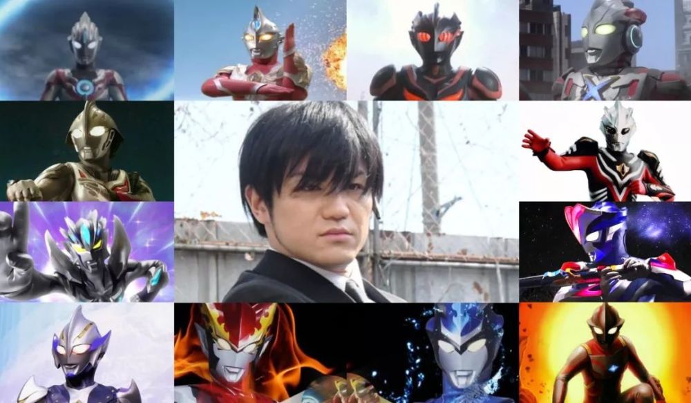 在捷德奥特曼里面露脸的他遵循皮套演员一贯没有台词的表演方式,还是