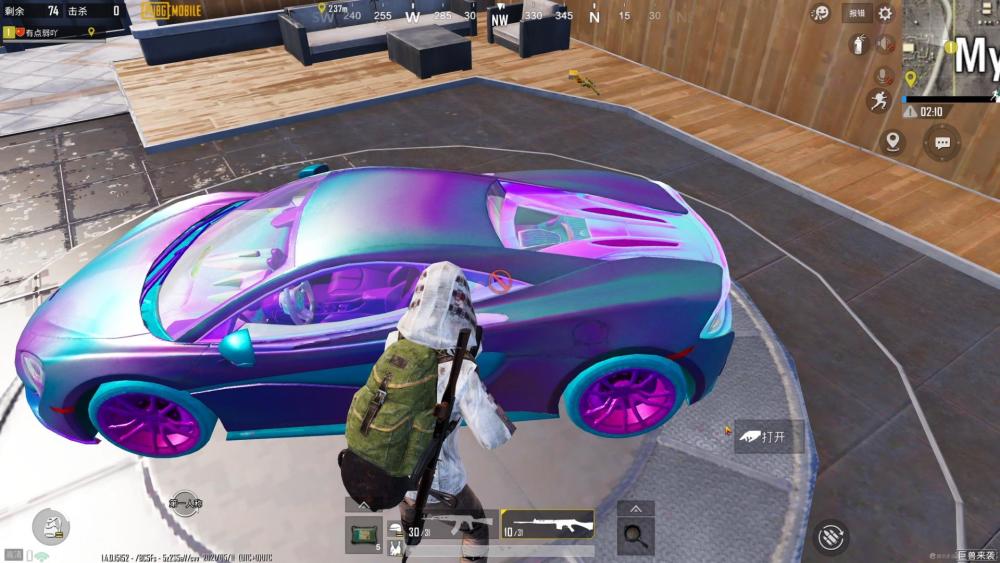 "吃鸡"迎来小更新,海岛地图上线"双人跑车",外观很炫酷!_腾讯新闻