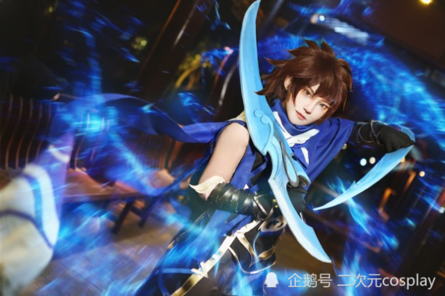 《王者荣耀》澜cos,可爱与潇洒并存,特效与颜值帅到炸!