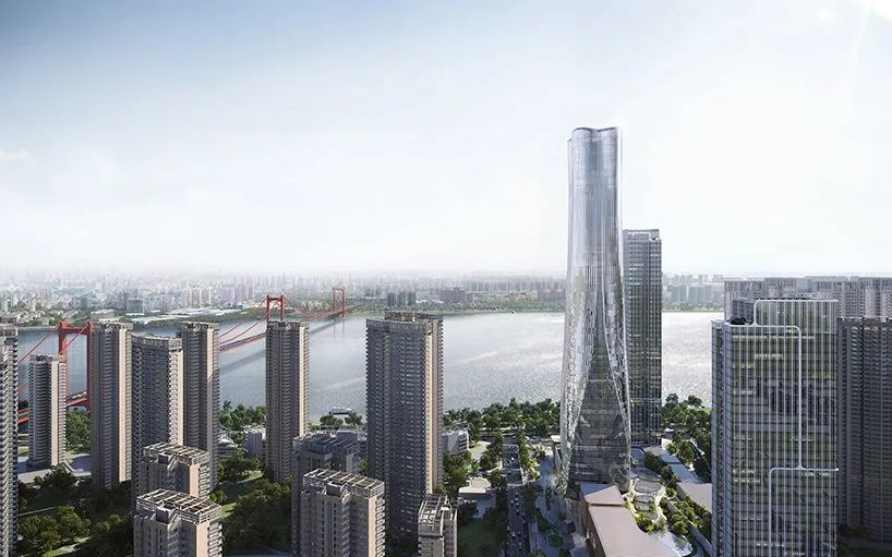 300米高!武汉新地标——世茂多功能摩天大楼