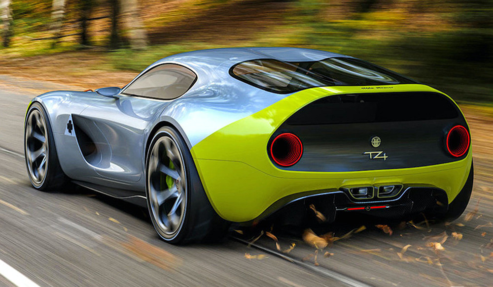 结合道奇经典设计 阿尔法·罗密欧tz4亮相