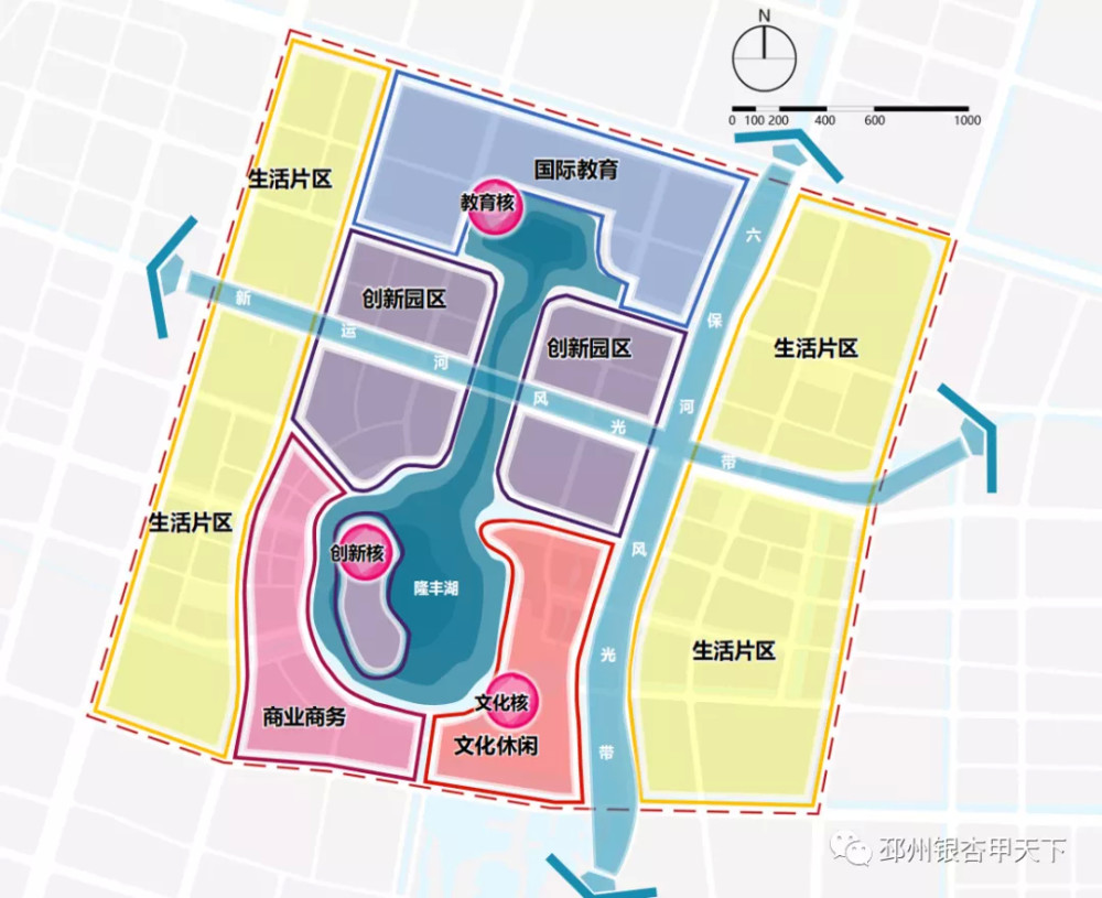 打造邳州城市会客厅隆丰湖片区开建
