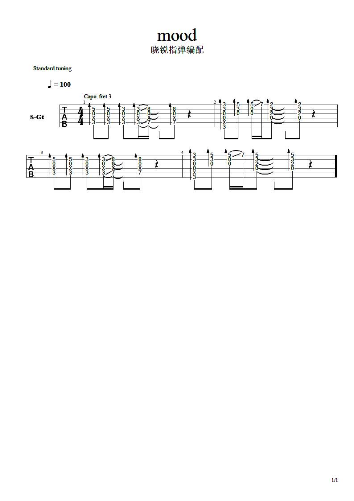 使用琴:楚门2代 tf800    核心教学:指弹的乐趣在于听到好听的旋律
