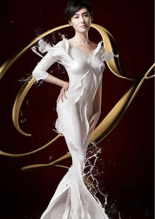 同是穿"牛奶裙",娜扎性感好看,而看到赵丽颖:真的不愧是女神!