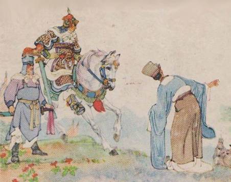 鲁僖公三十二年冬,西方的秦穆公为了谋求向东发展,为参与中原