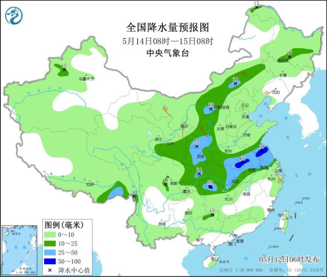 大範圍雷雨即將重啟北方南方都有預報確認江蘇等六省大暴雨