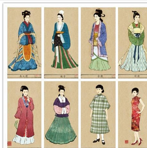 中国古代女性服饰变迁史——流光璀璨的盛世芳华