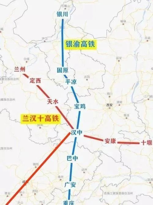 汉中高铁线路地图全图图片
