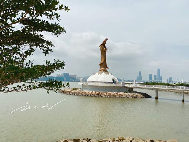 澳门海边有一尊观音像 现在已经成为澳门地标 好多游客却不知道 腾讯新闻