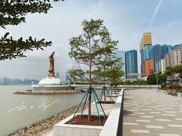 澳门海边有一尊观音像 现在已经成为澳门地标 好多游客却不知道 腾讯新闻