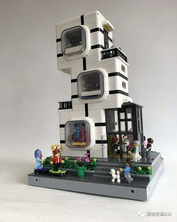 乐高moc分享79行尸走肉场景彩色甲壳虫x战警场景贾巴的宫殿驯龙高手
