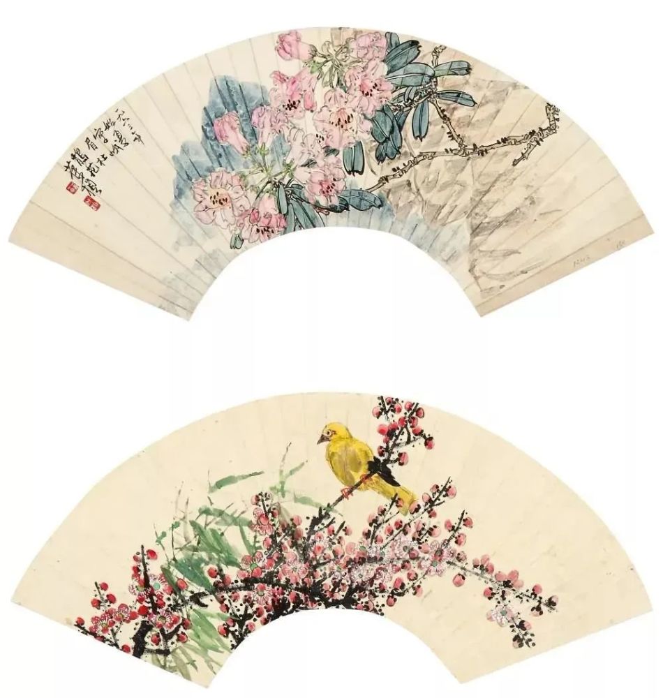 苏葆桢的写意花鸟,既继承了任伯年,张书旂的花鸟画的精髓又积极实践