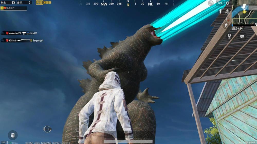 吃鸡哥斯拉走路时小腿会抽筋光子的这个设定真的很有趣