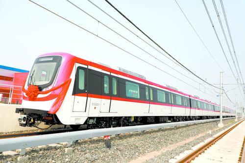 保定造首列地铁车正式下线交付绍兴市