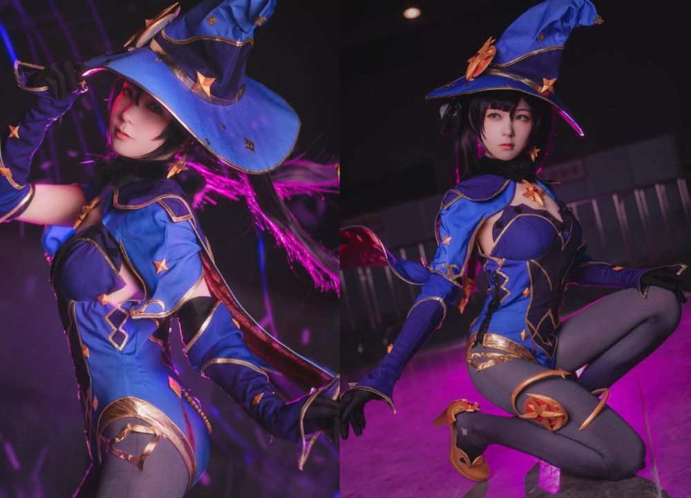 原神足以超越原角色的女玩家cos芭芭拉软萌刻晴像极了初恋