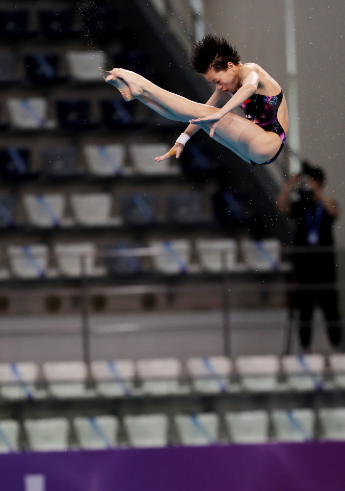 (体育)跳水——全国冠军赛:女子10米跳台赛况