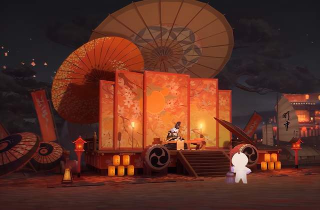 比如庭院左侧的灯笼变成了木牌,相信看过《千与千寻》的玩家们都会有