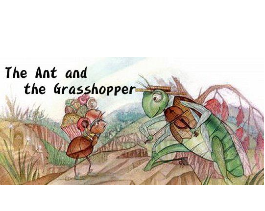 小学英语|跟着童话学英语-《蚂蚁和蚱蜢》