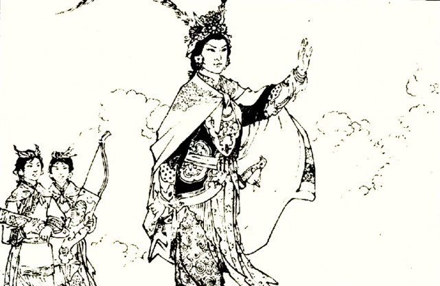杨家将女将杨七郎之妻杜金娥救杨七郎杀潘仁美火烧辽军的杜金娥