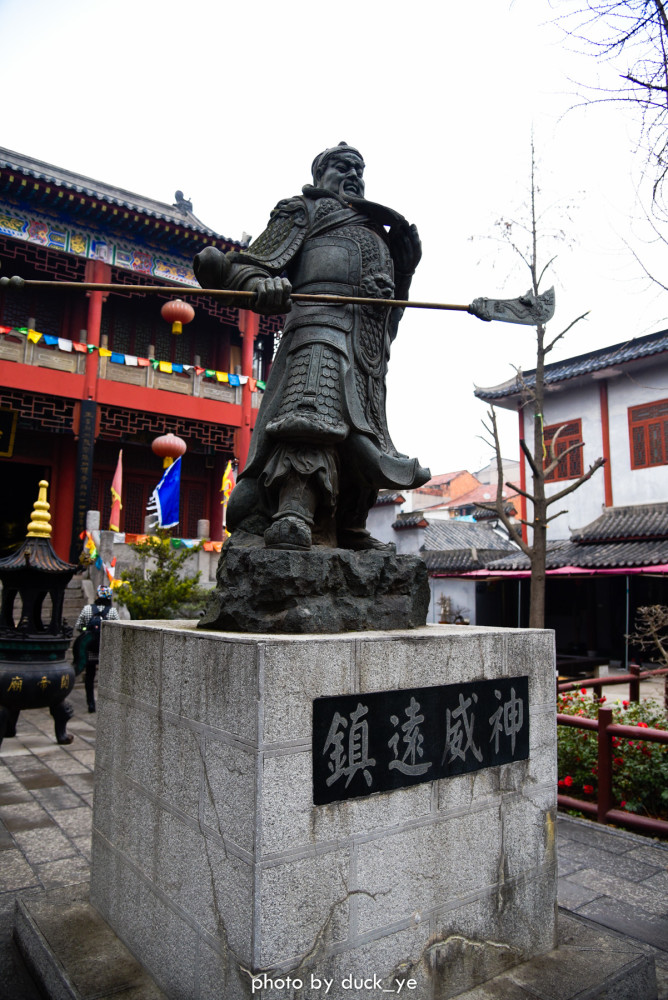 荆州关帝庙600年古银杏尚在青龙偃月刀威风凛凛三国迷必去