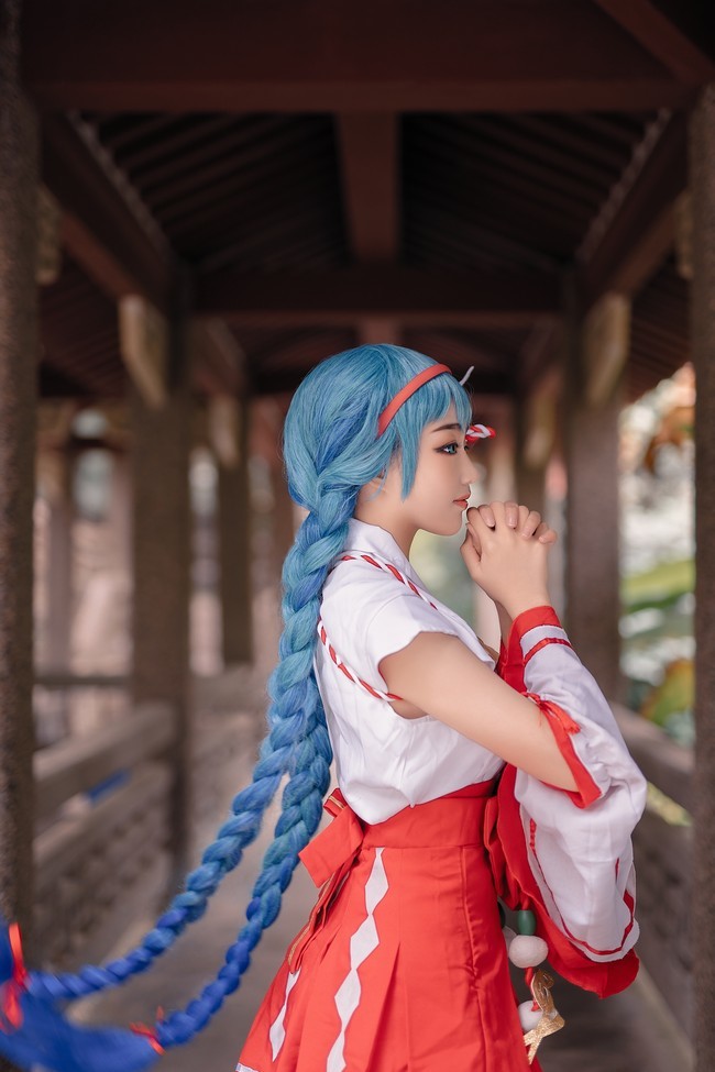 王者荣耀cos:小姐姐守望着天空,大海,和你的回忆