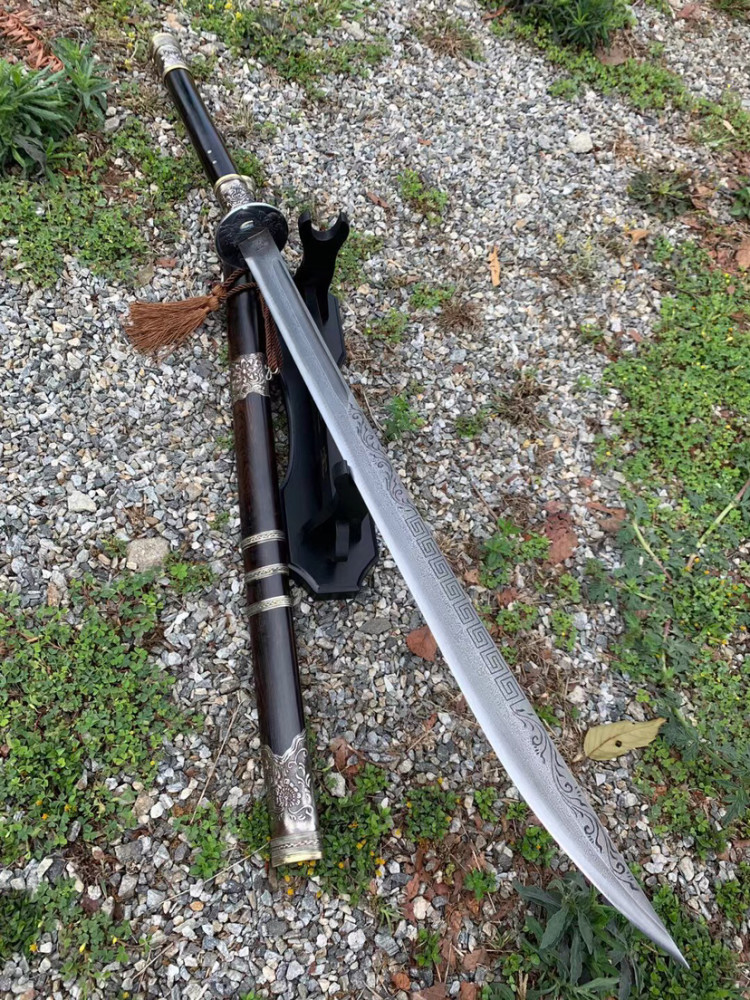 户撒刀中华苗刀鉴赏_腾讯新闻