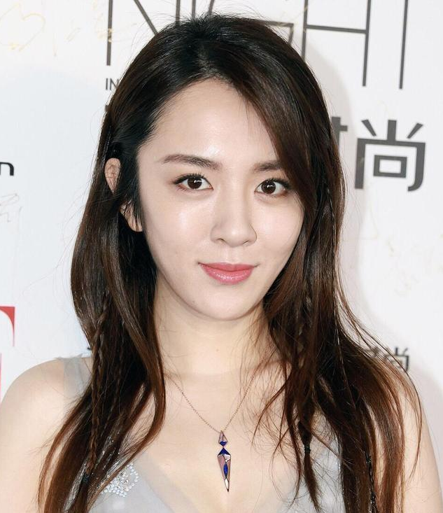 王晓晨胆子太大了,穿着一身吊带透视纱裙出席活动,事业线很傲人