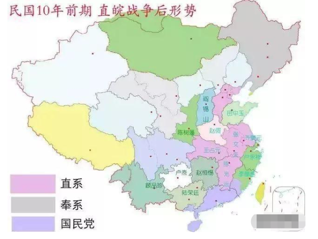 皖系军阀地图图片