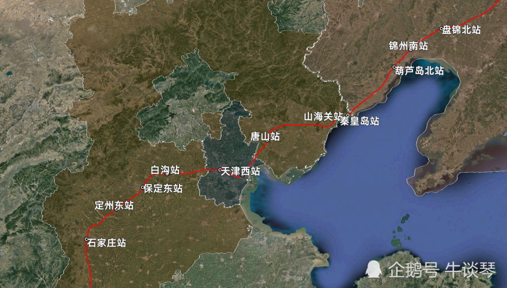 G1292次列车运行线路图:长春西开往长沙