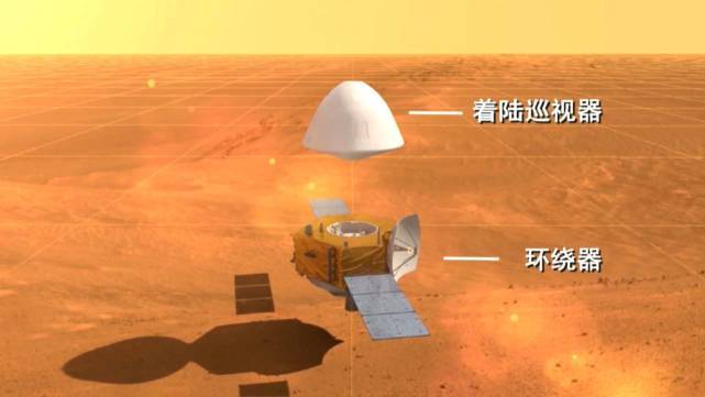 我国首次 天问一号着陆器成功降落火星 还带去了祝融号火星车 科技 腾讯网