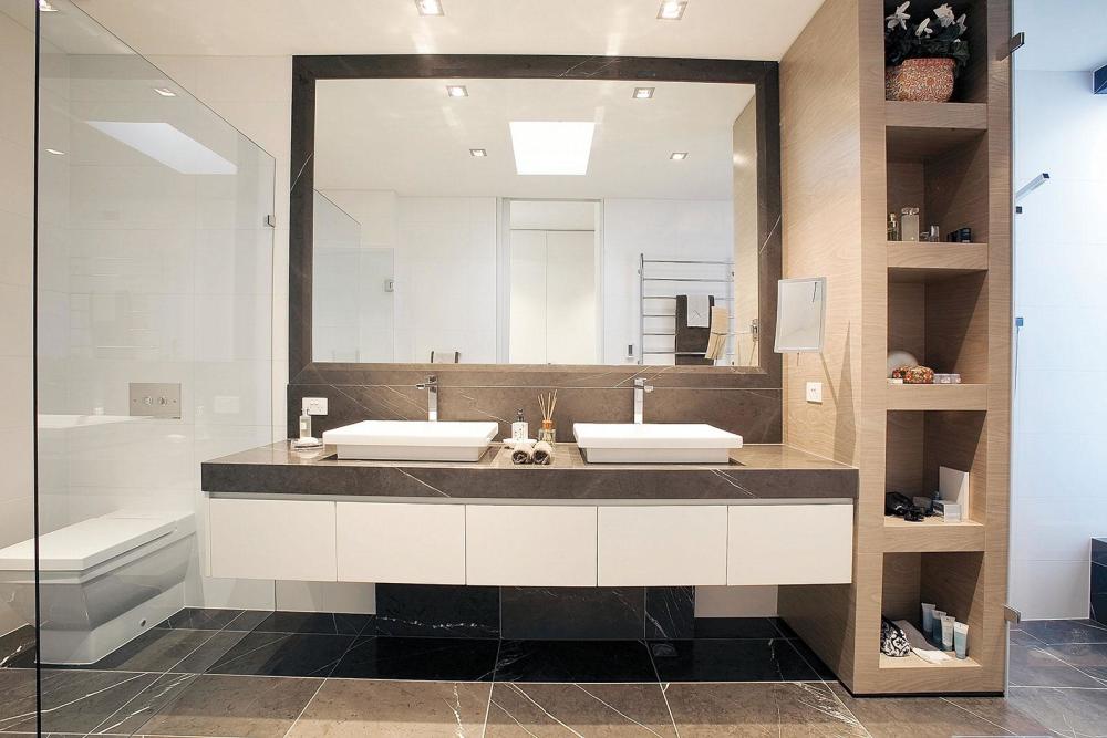 家里没有梳妆台的女人,都应该把卫生间洗手台设计成自己的战场