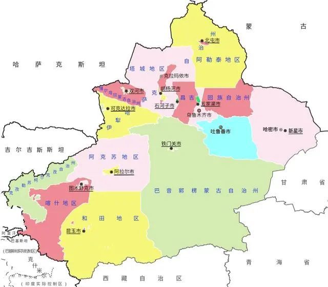 新疆兵团九师地图图片