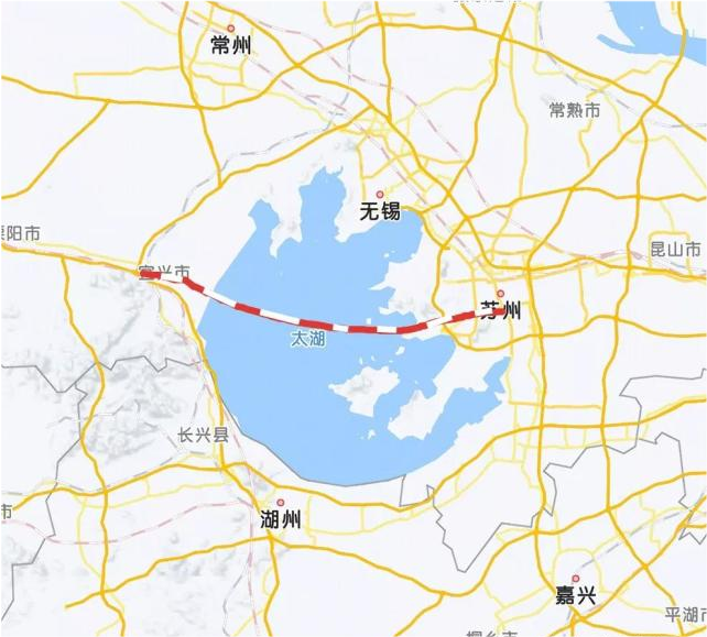 宜兴至苏州高铁太湖隧道有必要修建么?可以形成沪宁新通道