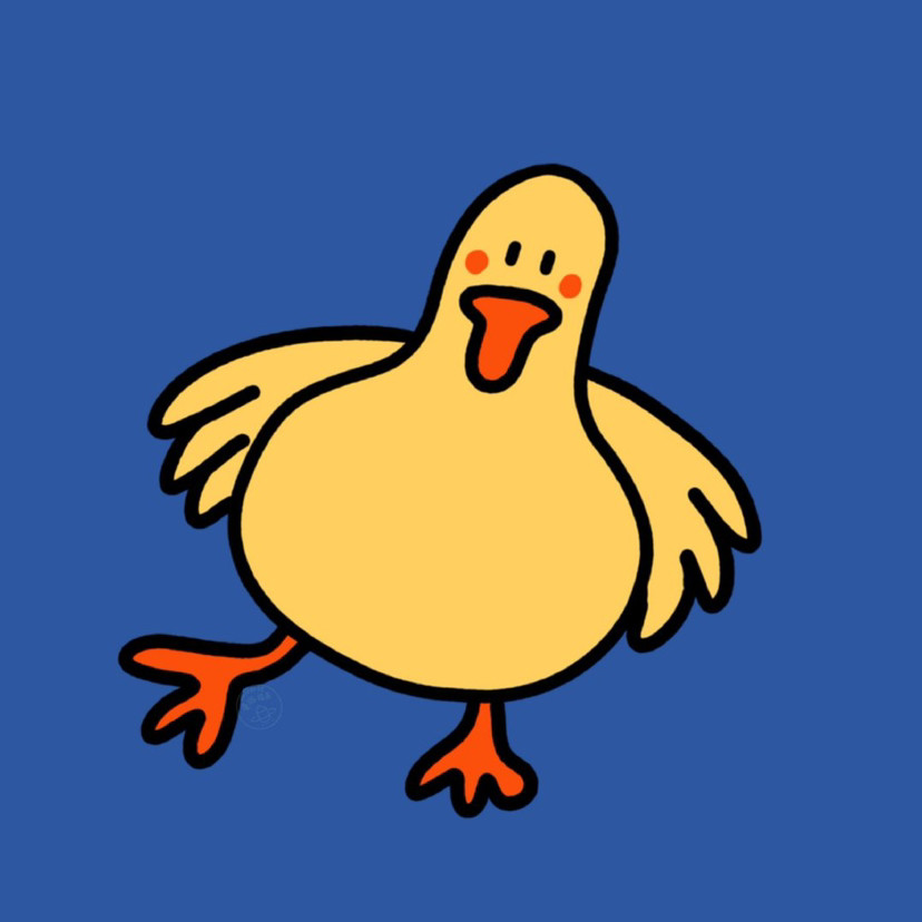 小鸭子情侣头像太可爱了吧