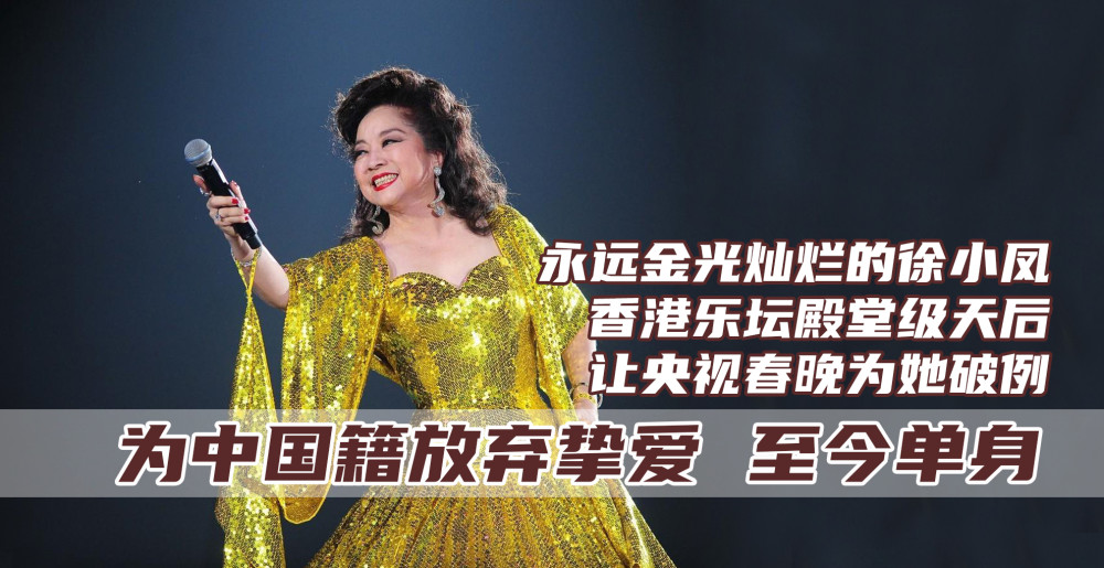 徐小凤 宁愿分手不改国籍 央视春晚为她破例 让刘德华当众跪拜 腾讯新闻